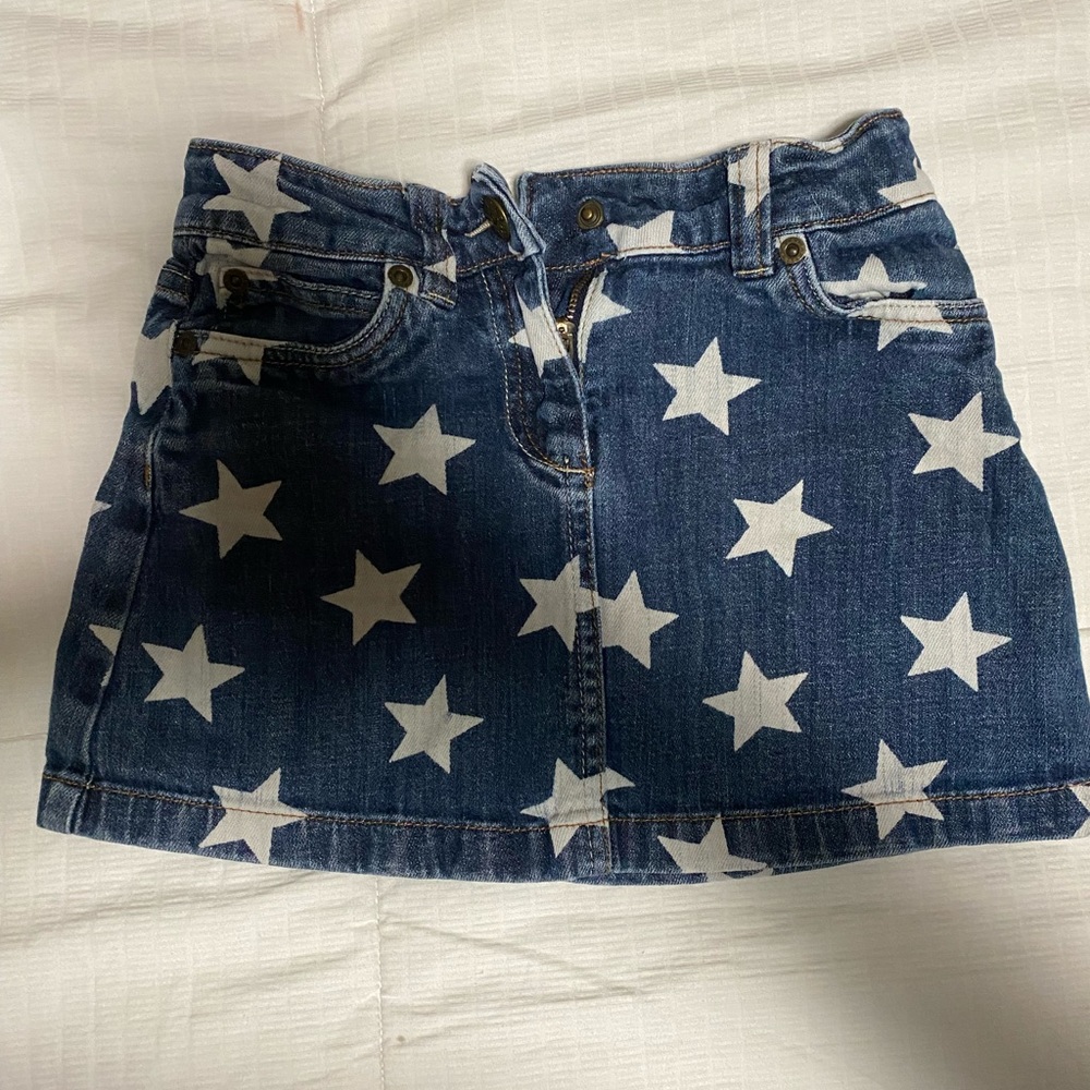 Mini Boden Denim Skirt Size 7-8